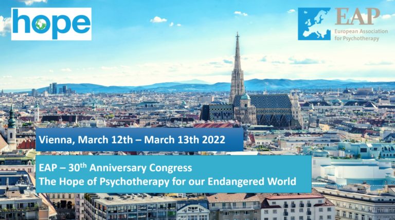 European Association of Psychotherapy EAP congress 2022